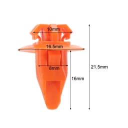 1 Set Car Front Door Trim Panel Rivet Fasteners Clips Retainer for Toyota Prado 120 Series 5 Door 4Runner/FJ Cruiser Highlander