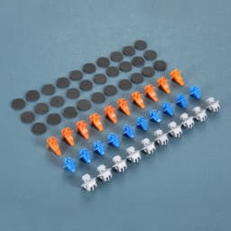 1 Set Car Front Door Trim Panel Rivet Fasteners Clips Retainer for Toyota Prado 120 Series 5 Door 4Runner/FJ Cruiser Highlander