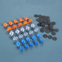 1 Set Car Front Door Trim Panel Rivet Fasteners Clips Retainer for Toyota Prado 120 Series 5 Door 4Runner/FJ Cruiser Highlander