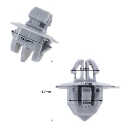 1 Set Car Front Door Trim Panel Rivet Fasteners Clips Retainer for Toyota Prado 120 Series 5 Door 4Runner/FJ Cruiser Highlander