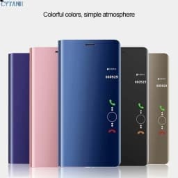 View Smart Mirror Magnetic Case For Apple iPhone 15 14 13 12 11 XS Pro Max Mini X XR 6 6s 7 8 Plus Luxury phone Flip Stand Cover