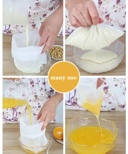 Food grade nylon food filter bag mesh 80-300 mesh milk water honey food water strainer filter cloth kitchen tools