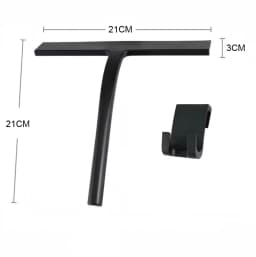 Shower Squeegee Glass Wiper Scraper Shower Squeegee Cleaner With Silicone Holder Bathroom Mirror Scraper Glass Cleaning