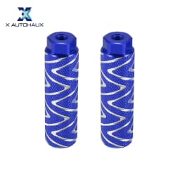 X Autohaux 1 Pair Axle Rear Foot Pegs Footpegs Universal Aluminum Alloy Foot Rests for BMX MTB Bike Bicycle Pedals 3/8"