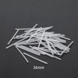 50Pcs/lot 14G Bioplast Straight Bar Parts 6mm-38mm Post Curved Barbell Nipple Tongue Eyebrow Piercings Replacement Accessories