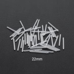 50Pcs/lot 14G Bioplast Straight Bar Parts 6mm-38mm Post Curved Barbell Nipple Tongue Eyebrow Piercings Replacement Accessories