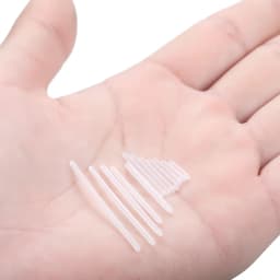 50Pcs/lot 14G Bioplast Straight Bar Parts 6mm-38mm Post Curved Barbell Nipple Tongue Eyebrow Piercings Replacement Accessories