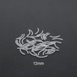50Pcs/lot 14G Bioplast Straight Bar Parts 6mm-38mm Post Curved Barbell Nipple Tongue Eyebrow Piercings Replacement Accessories