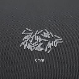 50Pcs/lot 14G Bioplast Straight Bar Parts 6mm-38mm Post Curved Barbell Nipple Tongue Eyebrow Piercings Replacement Accessories