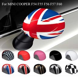 Union Jack Door Rearview Wing Mirror Cover Case Car Accessories For Mini Cooper S Clubman Countryman One JCW F54 F55 F56 F57 F60