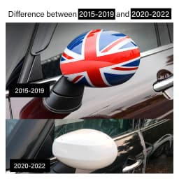 Union Jack Door Rearview Wing Mirror Cover Case Car Accessories For Mini Cooper S Clubman Countryman One JCW F54 F55 F56 F57 F60