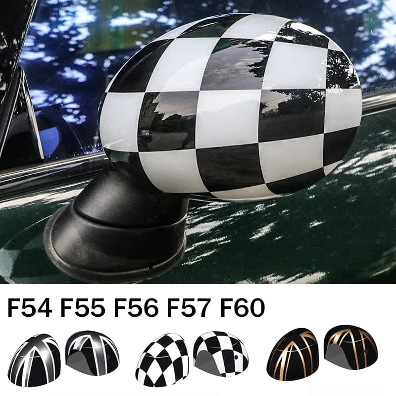 Union Jack Door Rearview Wing Mirror Cover Case Car Accessories For Mini Cooper S Clubman Countryman One JCW F54 F55 F56 F57 F60