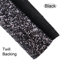 20/50x120cm Roll Plain Color Solid Chunky Glitter Fabric With Twill Cloth Back Leather For Bow Earring Bag Craft Sewing CN099