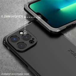 Shockproof Metal Armor Case For iPhone 11 Xs 12 13 14 15 16 Pro Max Case Aluminum + PC Cover For iPhone 12 13 Mini 14 Plus Case