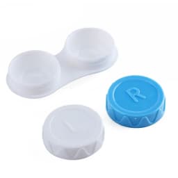 Mini Portable Contact Lens Case Eyes Contacts Care Container Box Contact Lenses Storage Box Two-color Contact Lens Box Hot Sale