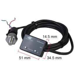 Free Shipping Auto Motorcycle 200psi 1/8 Npt Digital Truck Oil Gauge Pressure Led Display Boost Gauges/Meter with Sensor