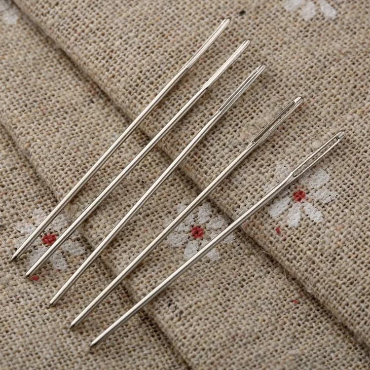 5pcs Large Eye Blunt Needles Leather Sewing Needle Embroidery Tapestry Hand Sewing Tools