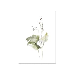 Floral Bouquet Watercolor Art Painting Japanese Ikebana Flowers Wall Pictures Minimalist Poster Canvas Print Bedroom Home Decor