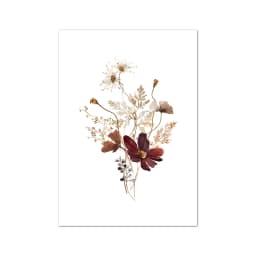 Floral Bouquet Watercolor Art Painting Japanese Ikebana Flowers Wall Pictures Minimalist Poster Canvas Print Bedroom Home Decor