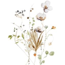 Floral Bouquet Watercolor Art Painting Japanese Ikebana Flowers Wall Pictures Minimalist Poster Canvas Print Bedroom Home Decor