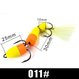 Mandula Hot Sale Fishing Lure Soft Lures Foam Bait Swimbait Wobbler Bass Pike Lure Insect Artificial Baits Pesca Мормышка