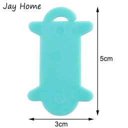 10-100Pcs Plastic Winding Plate Board Floss Thread Organizer Winder Plate Bobbins for Cross Stitch Embroidery Craft Sewing Tools