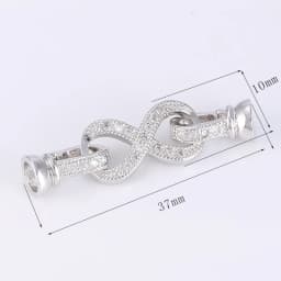 2023 Fashion Clasps Accessories DIY Jewellery Findings Components Fit Making Multi Strand Pearl Bracelet Necklace Clasp Closures
