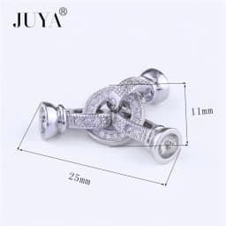 2023 Fashion Clasps Accessories DIY Jewellery Findings Components Fit Making Multi Strand Pearl Bracelet Necklace Clasp Closures