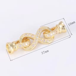 2023 Fashion Clasps Accessories DIY Jewellery Findings Components Fit Making Multi Strand Pearl Bracelet Necklace Clasp Closures