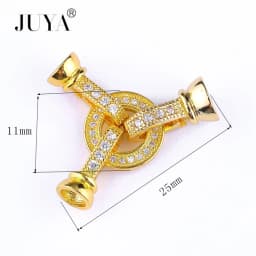 2023 Fashion Clasps Accessories DIY Jewellery Findings Components Fit Making Multi Strand Pearl Bracelet Necklace Clasp Closures