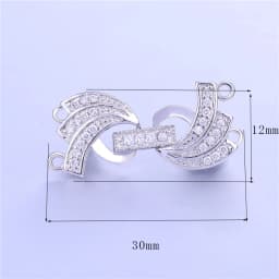 2023 Fashion Clasps Accessories DIY Jewellery Findings Components Fit Making Multi Strand Pearl Bracelet Necklace Clasp Closures
