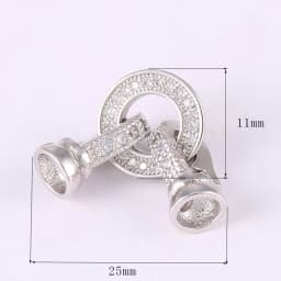 2023 Fashion Clasps Accessories DIY Jewellery Findings Components Fit Making Multi Strand Pearl Bracelet Necklace Clasp Closures
