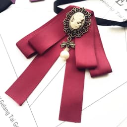New Top Women's Rhinestone Bow Ties Shirt Skirt Bow Professional Female School Uniform Bowties Clothing Fashionable Accessories