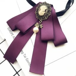 New Top Women's Rhinestone Bow Ties Shirt Skirt Bow Professional Female School Uniform Bowties Clothing Fashionable Accessories