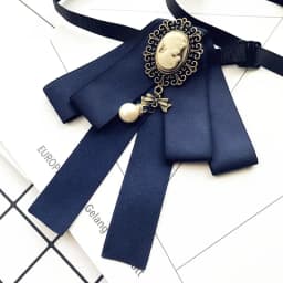 New Top Women's Rhinestone Bow Ties Shirt Skirt Bow Professional Female School Uniform Bowties Clothing Fashionable Accessories
