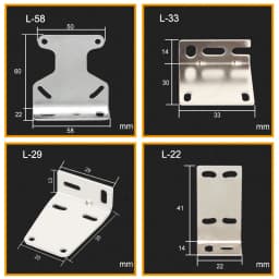 Cloweit Approach Sensor Metal Bracket Install Proximity/Photoelectric Switches Standard Full Series E3Z E3JK TL/PS M8/12/18/30