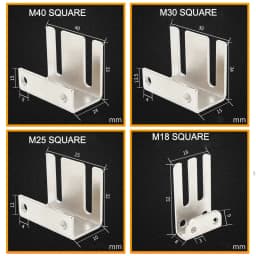Cloweit Approach Sensor Metal Bracket Install Proximity/Photoelectric Switches Standard Full Series E3Z E3JK TL/PS M8/12/18/30
