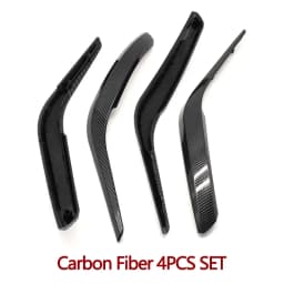 LHD RHD Carbon Fiber Interior Door Handle Cover Trim Set Replacement For BMW X1 E84  2010-2016