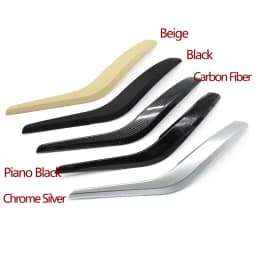 LHD RHD Carbon Fiber Interior Door Handle Cover Trim Set Replacement For BMW X1 E84  2010-2016