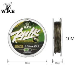 W.P.E 10m Lead Core Carp Fishing 16 Strands Braid Carp Fishing Line 0.50mm 45LB 20kg Hair Rigs Carp Feeder Fishing Tackle Pesca