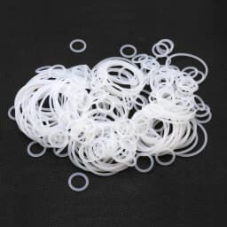 10/50pcs VMQ White Silicone Ring Gasket CS 2mm OD 5 ~ 80mm Food Grade Waterproof Washer Rubber Silicone Gasket Rubber O-Ring