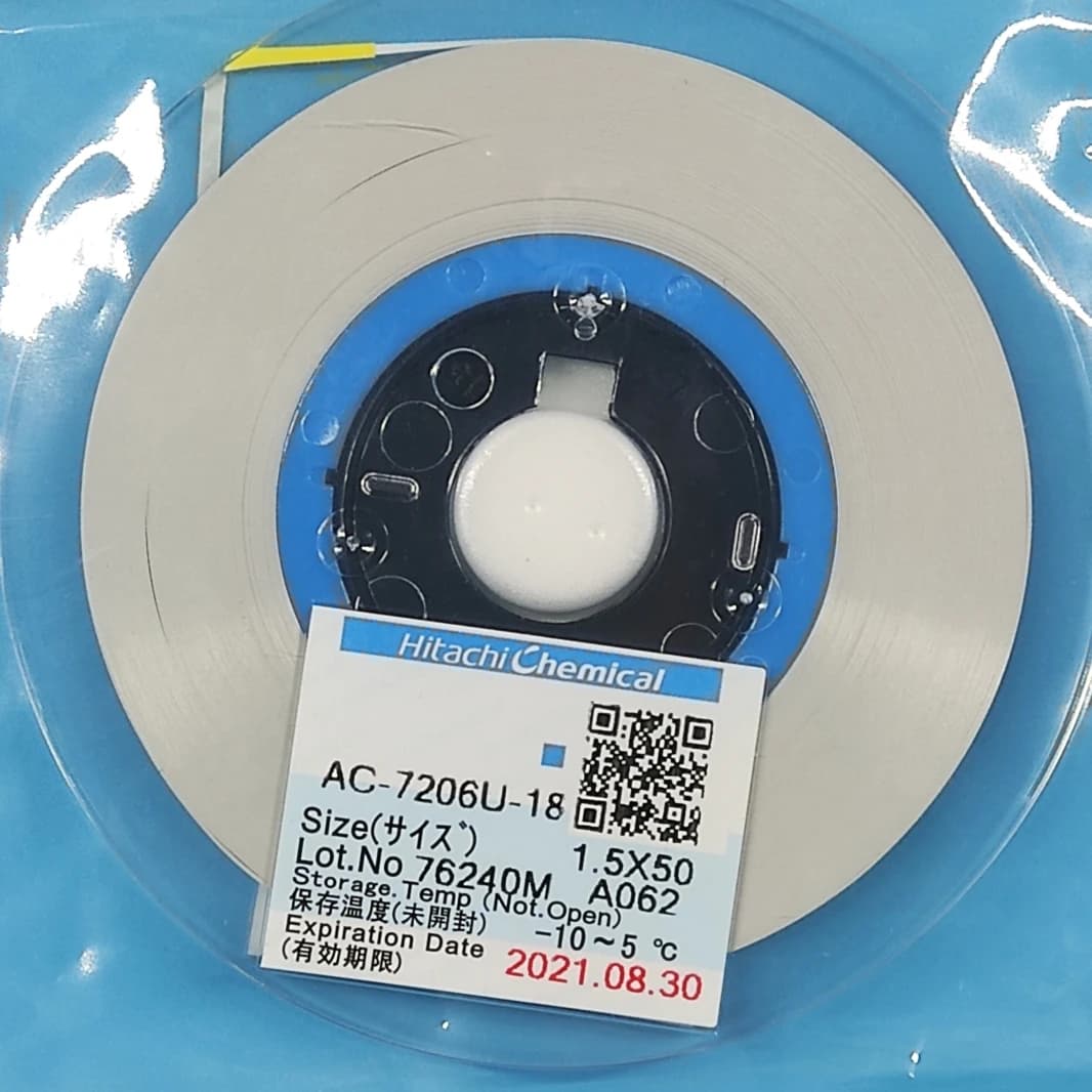 LCD Anisotropic Conductive ACF Film: AC-7206U-18 AC7206U-18 New Datecode