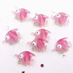 10pcs Colorful Resin Fish Crab Seahorse Squid Styles Ocean Animal Flatback Cabochon Scrapbook Craft DIY Accessory Decor Figurine