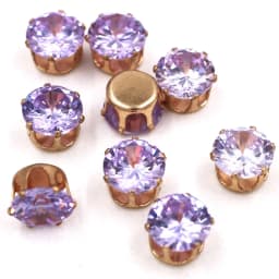 New Round Shape Zircon Artificial Gemstone Glass Strass Rhinestones with Gold Claw DIY Jewelry Accessories