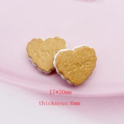 7/14Pcs Cute Mixed Simulated Mini biscuit Flat back Resin Cabochons Scrapbooking DIY Jewelry Craft Decoration Accessorie F16