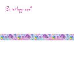 BRISTLEGRASS 2 Yard 5/8" 15mm Fox Dog Cat Rose Flower Floral Print FOE Fold Over Elastic Spandex Band Hair Tie Dress Sewing Trim