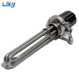 LJXH All 304SS 2"tri Electric Heater Heating Element 3KW/4.5KW/6KW/9KW/12KW 220V380V for Homebrew with clamp & Coupling