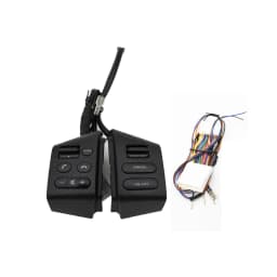 Car styling buttons FOR Nissan LIVINA & FOR Nissan TIIDA & For SYLPHY steering wheel control buttons with red backlight