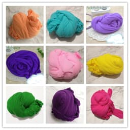 20pcs Multicolor Tensile Nylon Stocking Ronde Flower Material Accessory Handmade Wedding Home DIY Nylon Flower