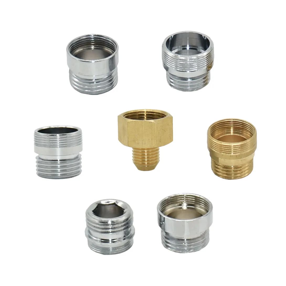 Brass 1/2" To M22 M24 M14 M20 Thread Connector Garden Household Faucet Adapter Durable Joint Coupler Fittings 1PC